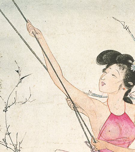桐庐-胡也佛的仕女画和最知名的金瓶梅秘戏图
